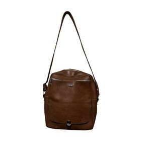 Small Women’s Vintage Brown Leather Shoulder Bag